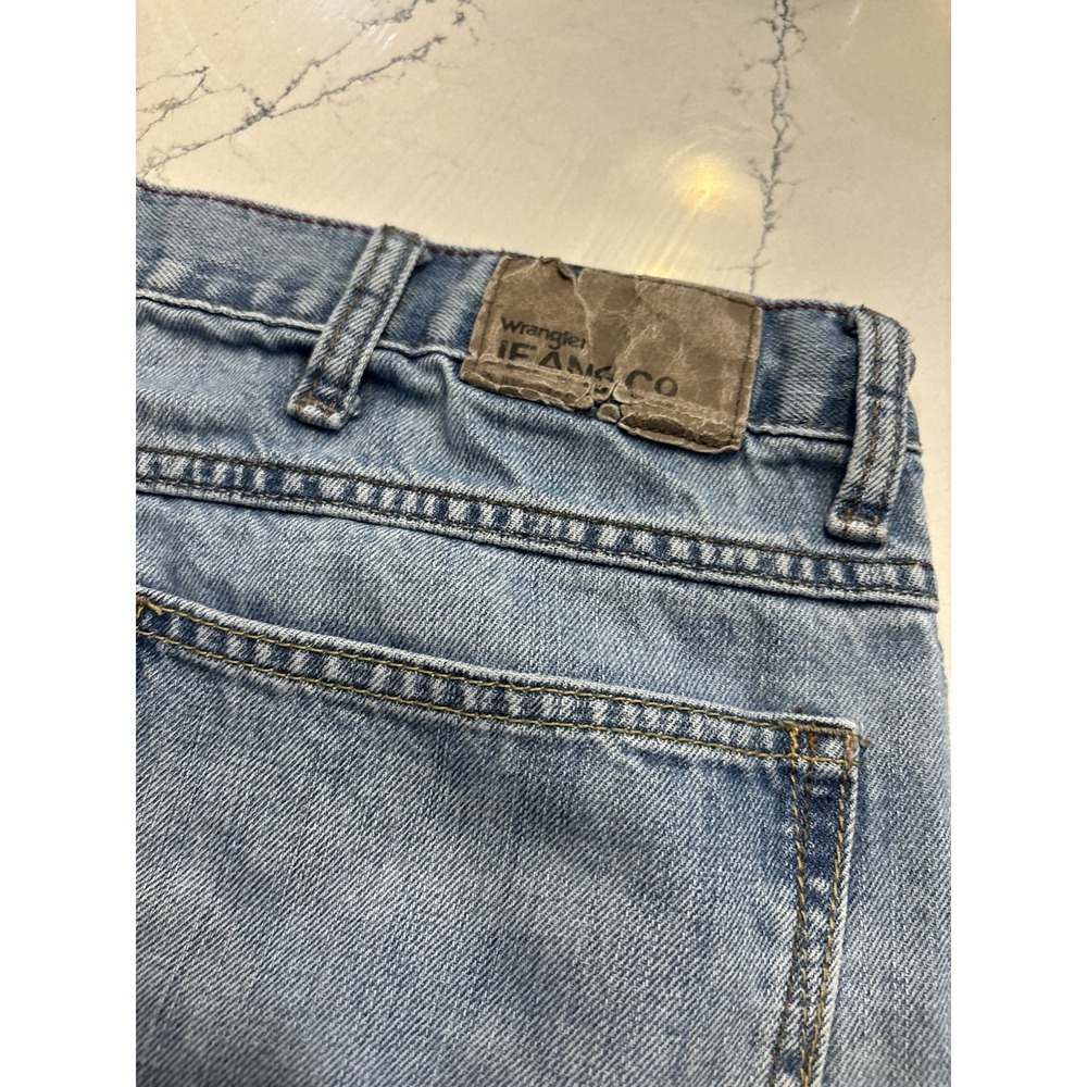 Vintage Wrangler Jeans Mens 38X30 Blue Loose Straight Baggy Skater Relaxed Y2K - Picture 3 of 9